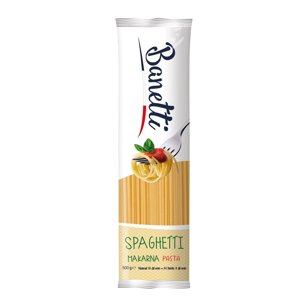 Banetti Spaghetti ตรา บาเน็ตติ เส้นสปาเก็ตตี้ ขนาด 500 g. (05-9166)