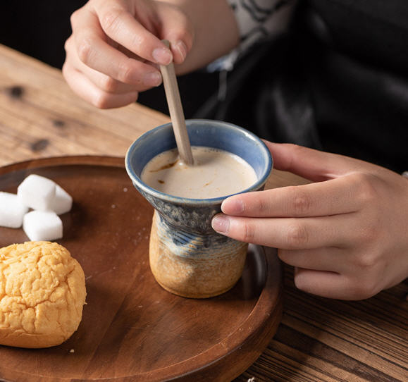 แก้วกาแฟ+ช้อน,แก้วกาแฟเซรามิก,แก้วกาแฟเซรามิค,200ml