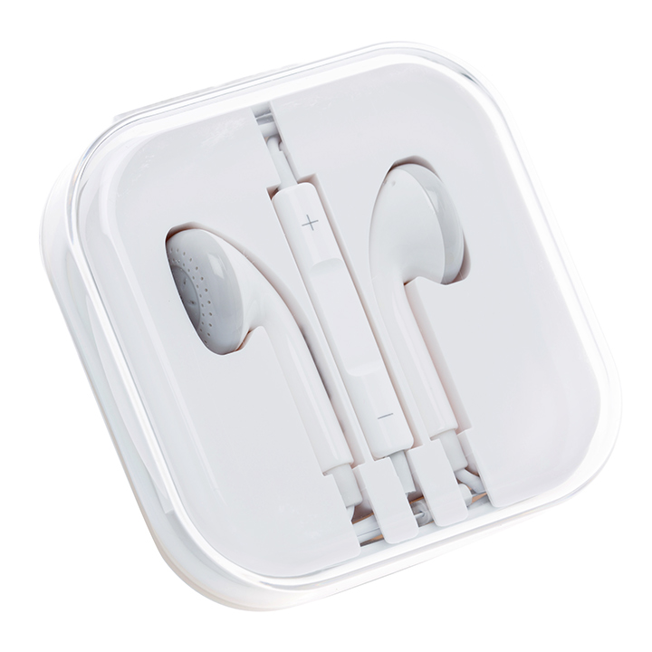 PISEN หูฟังสมอลทอล์ค 2 in 1 ทั้งโทรศัพท์และฟังเพลง HXK-005 ขนาด 3.5 มม. ปุ่มปรับระดับเสียง ระบบ Optimistic Dynamic พลังเสียงกลางใสอะคูสติกและเสียงต่ำเบสหนักแน่น ชัดเจนเสียงต้นฉบับ สำหรับ Apple - สีขาว