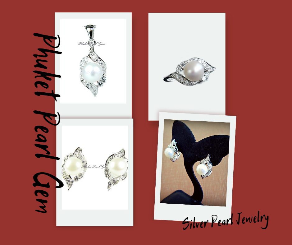 Sterling Silver White Pearl Flower Pendant