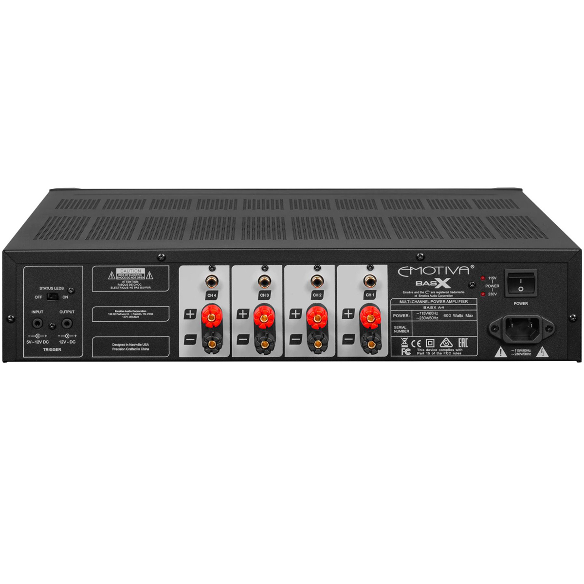 Emotiva BasX A4 4-Channel Power Amplifier