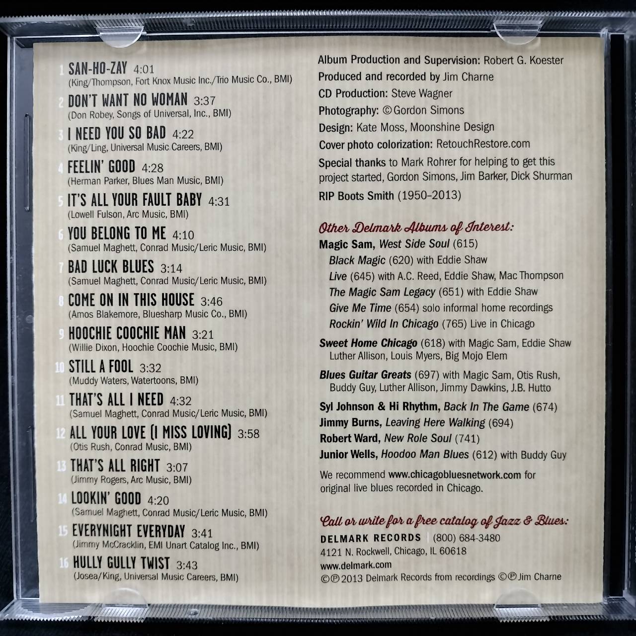 Magic Sam – Live At The Avant Garde / USA / แผ่นดี