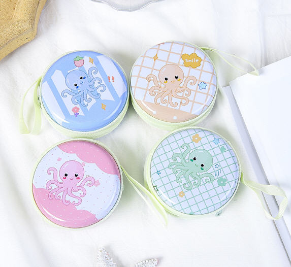 กระเป๋าใส่เศษเหรียญ,ขนาด7.5*7.5*3.5cm,สกรีนตามแบบ