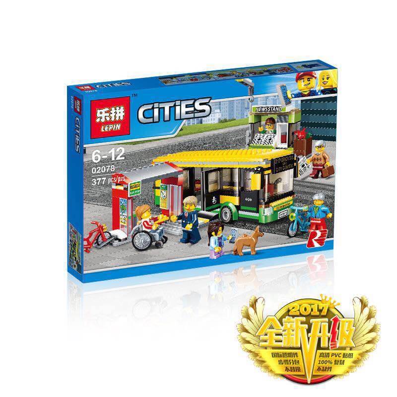 เลโก้จีน LEPIN.02078 ชุด Bus Station