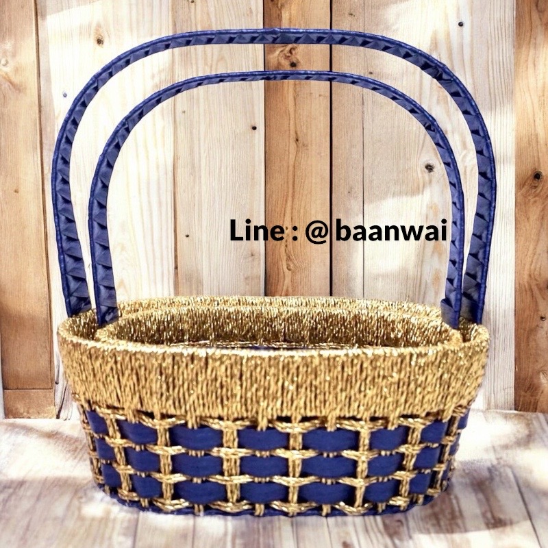 กระเช้า Code-005 VIP ทรงรี - ทรงกลม