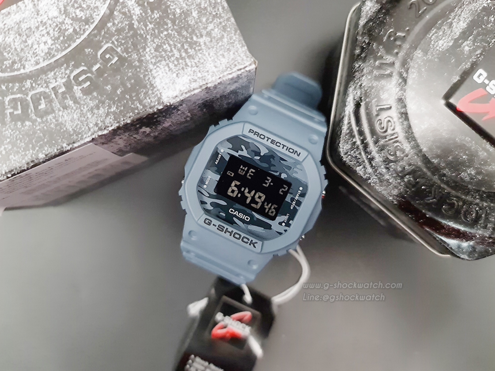 CASIO G-SHOCK นาฬิกาข้อมือ นาฬิกากันน้ำ นาฬิกาของแท้ ประกันศูนย์ CMG 1 ปี รุ่น DW-5600CA-2