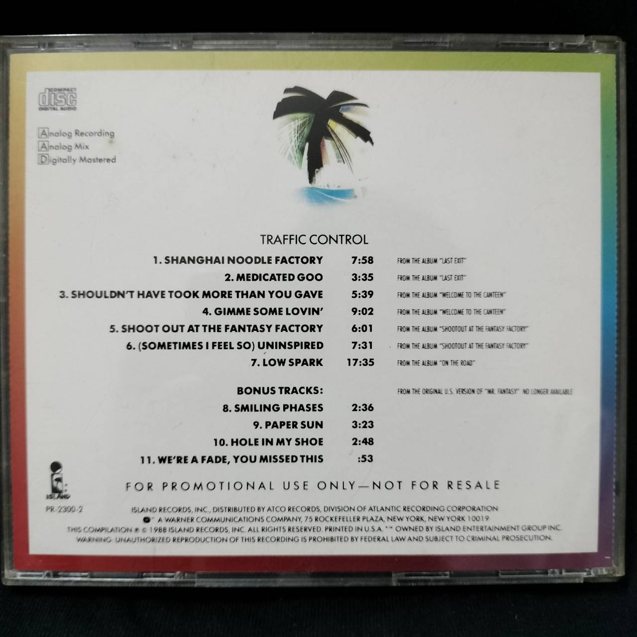 Various – Traffic Control / USA / แผ่นสวย