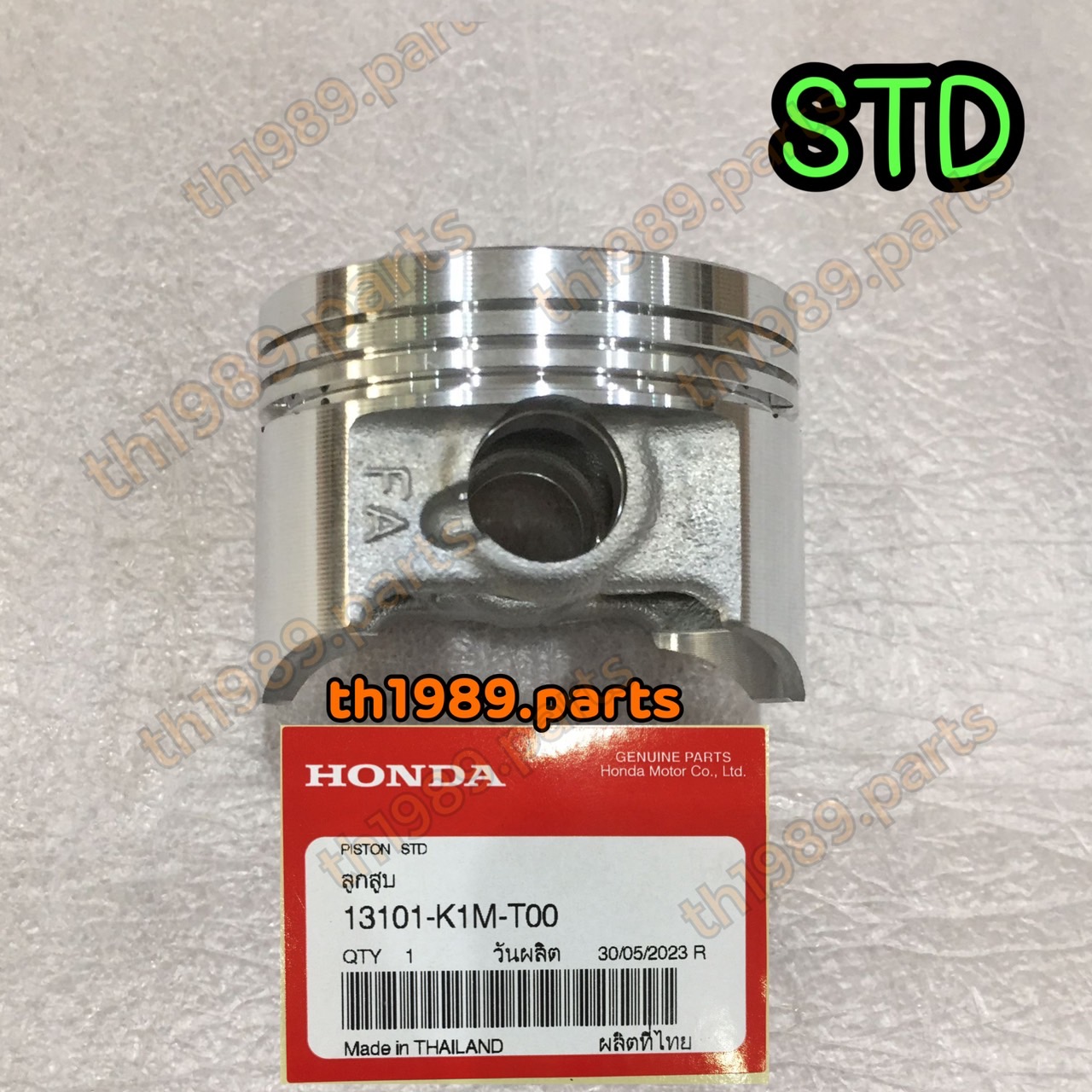 13101-K1M-T00 ลูกสูบ STD WAVE110I 2021-2022 , SUPER CUB 2021-2022 อะไหล่แท้ HONDA