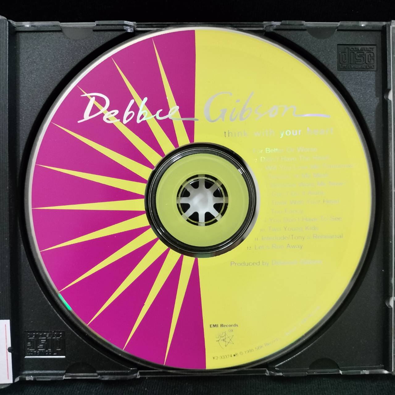 Debbie Gibson – Think With Your Heart / USA / แผ่นดี