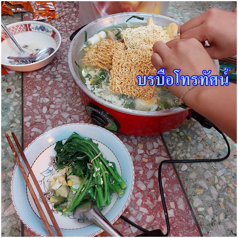 กระทะไฟฟ้า หม้อสุกี้ กะทะทอด12นิ้วมีซึ้งนึ่ง สำรองใช้ตอนแก๊สหมด กะทะขัดเงา