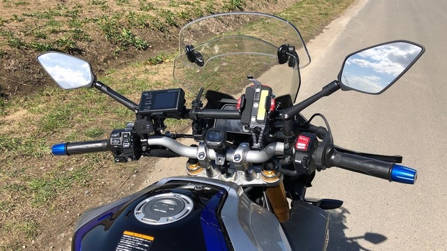 กระจกข้าง Lightech รุ่น sport กระจกสีฟ้าแบบตัดแสง