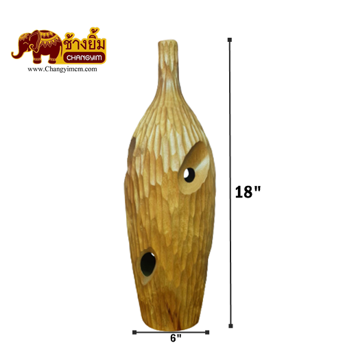 แจกันไม้มะม่วง ( A124 )สูง18นิ้ว