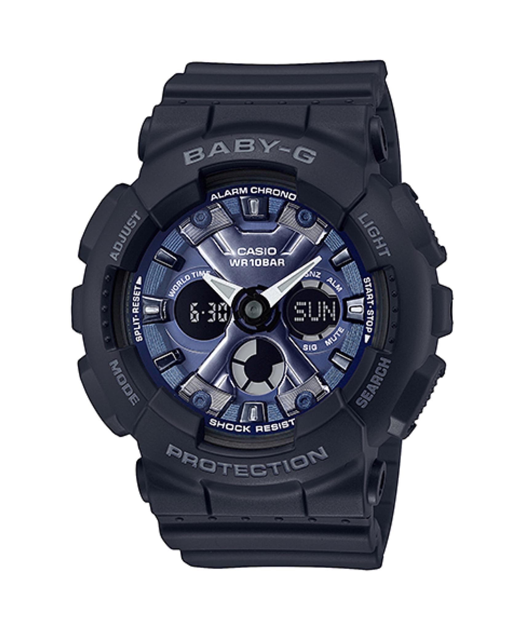 CASIO BABY-G นาฬิกาข้อมือ นาฬิกากันน้ำ นาฬิกาของแท้ ประกันศูนย์ CMG 1 ปี รุ่น BA-130-1A2
