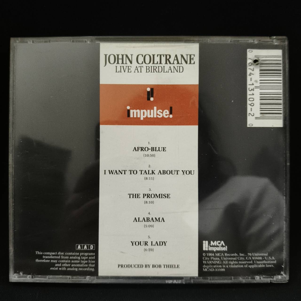 John Coltrane – Live At Birdland / USA / ปกเจาะ / แผ่นดี