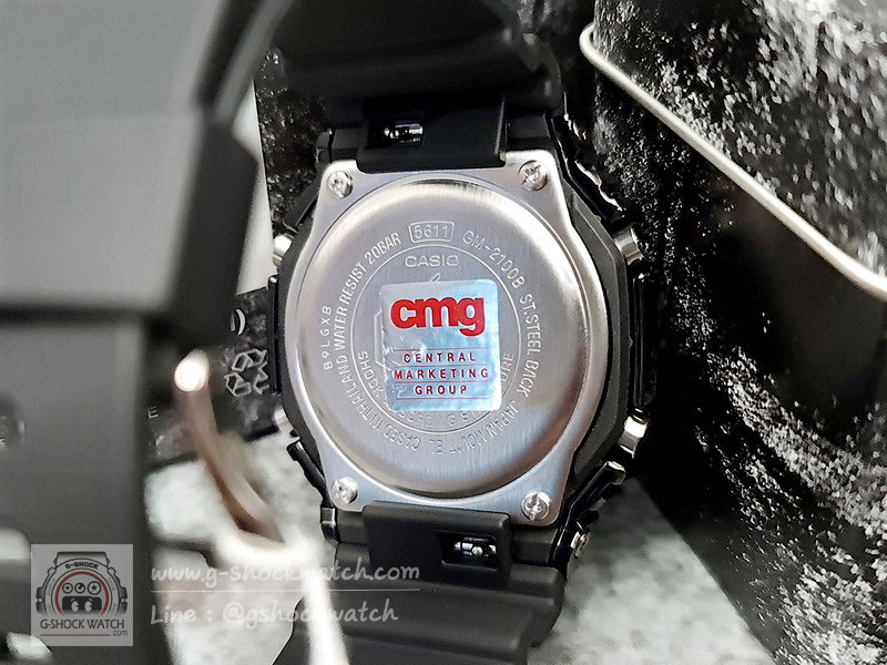 CASIO G-SHOCK นาฬิกาข้อมือ นาฬิกากันน้ำ นาฬิกาของแท้ ประกันศูนย์ CMG 1 ปี รุ่น GM-2100B-4A