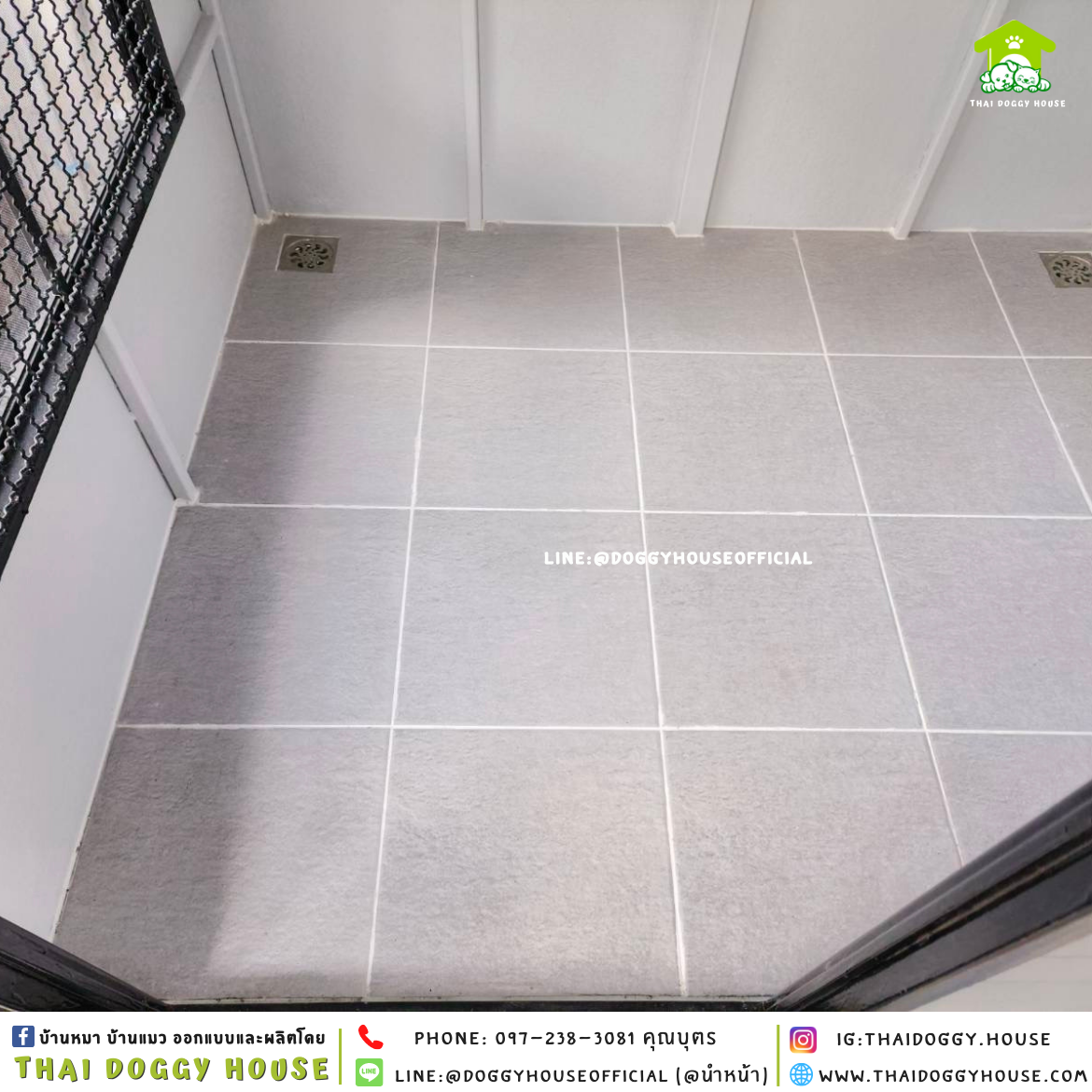 บ้านหมา ติดพัดลม แบบบ้าน 𝑩𝑶𝑿 𝑺𝑻𝒀𝑳𝑬