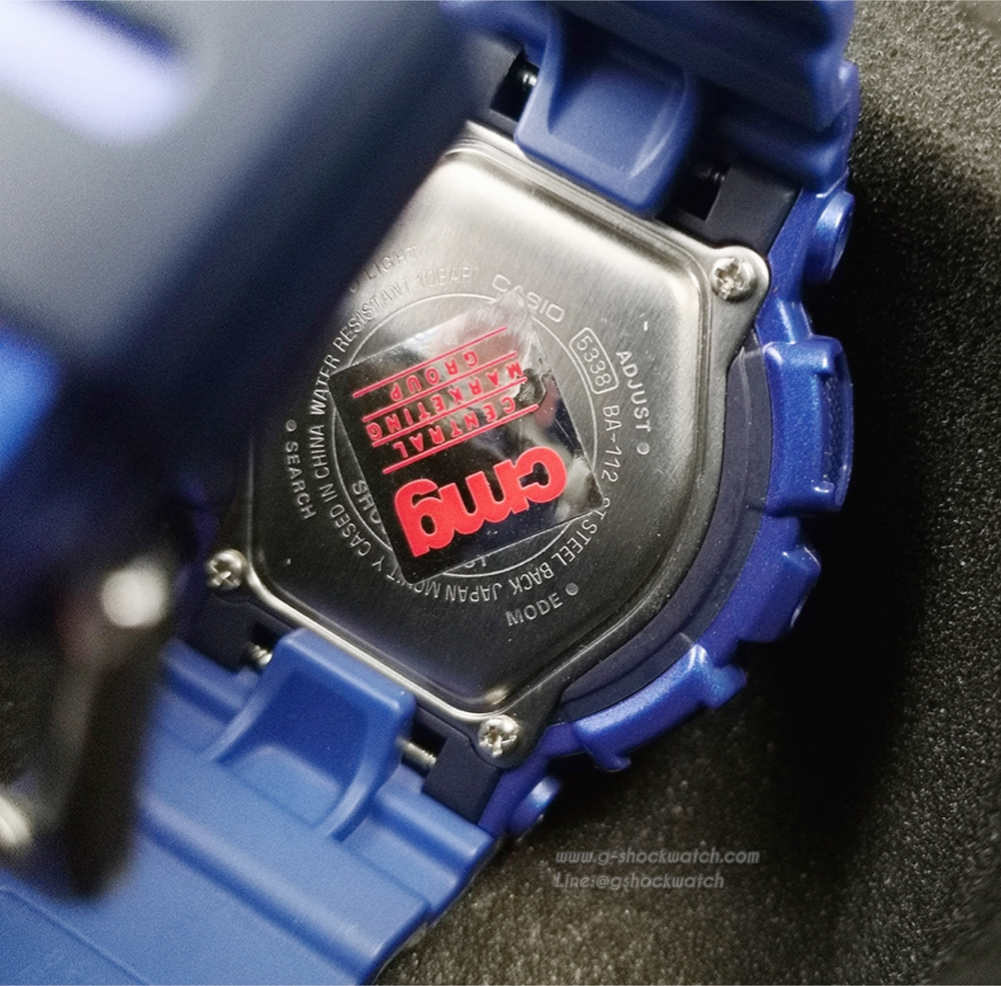 CASIO BABY-G นาฬิกาข้อมือ นาฬิกากันน้ำ นาฬิกาของแท้ ประกันศูนย์ CMG 1 ปี รุ่น BA-112-2A