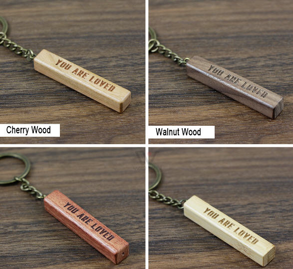 พวงกุญแจไม้,ที่ห้อยพวงกุญแจ,สกรีนโลโก้,ติดโลโก้,เลเซอร์โลโก้