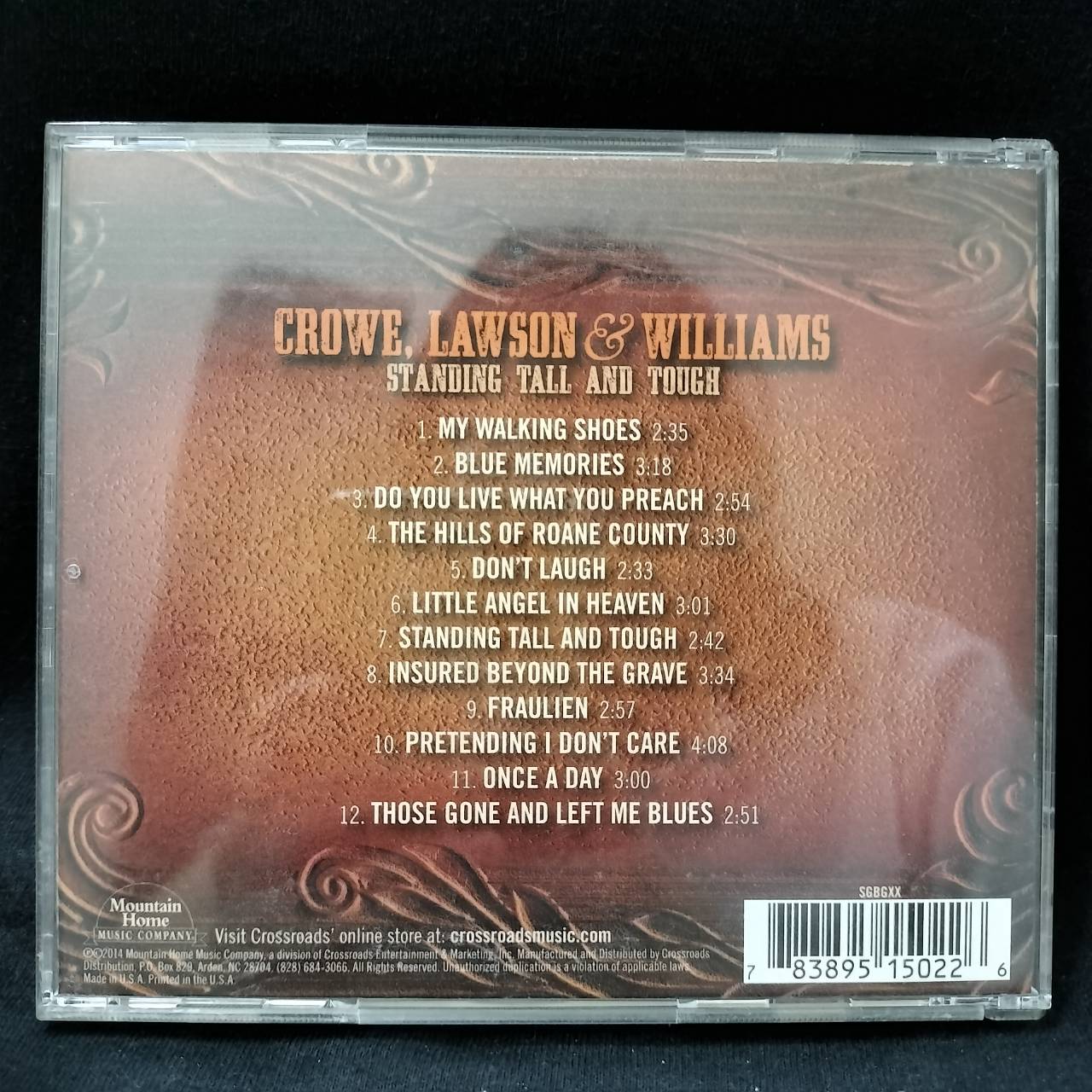 Crowe, Lawson & Williams – Standing Tall And Tough / USA / แผ่นสวย