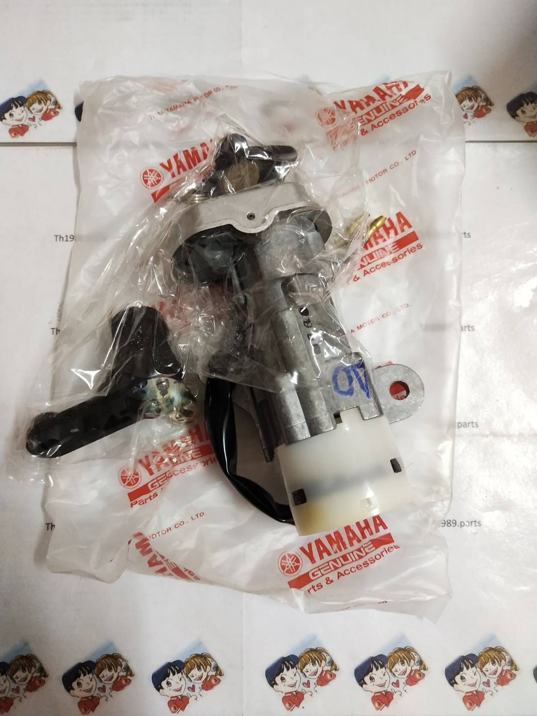 ชุดสวิทช์กัญแจทั้งชุด สำหรับรุ่น SPARK NANO อะไหล่แท้ YAMAHA 50P-XH252-00