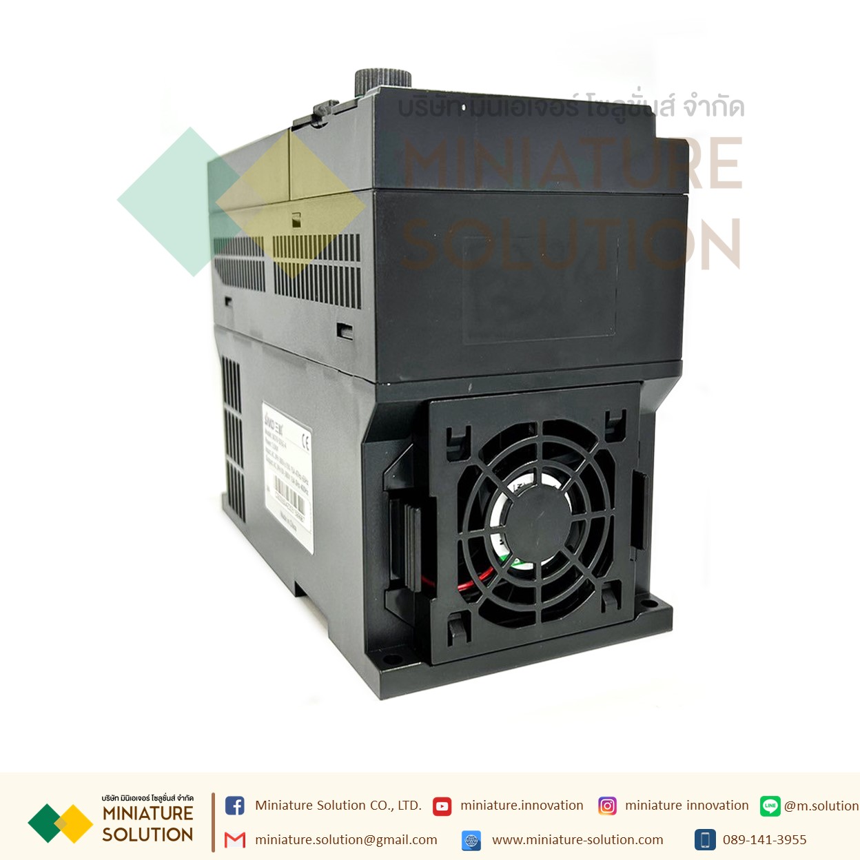 SAKO SKI70 STANDARD MINI VFD อินเวอร์เตอร์ รุ่นมาตรฐาน ตัวแปรความถี่ สำหรับมอเตอร์ ควบคุม ความเร็ว 0.75/1.5/2.2/4/5.5/7.5kw (380 To 380 3เฟส) (5.5KW)