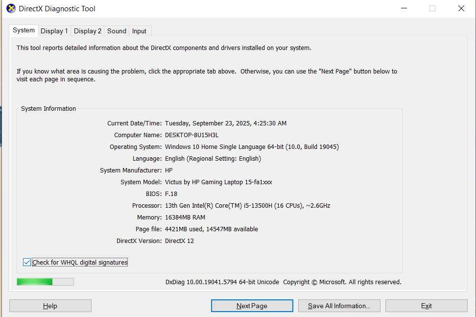 HP VICTUS 15-FA1069TX PERFORMANCE BLUE