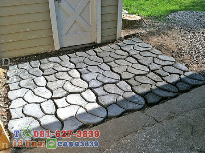 แม่พิมพ์ทางเดิน ลายตัวหนอน ขนาด60x50cm D8