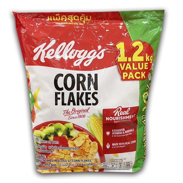 คอร์นเฟลกส์ ตรา Kellogg's Cornflakes ขนาดบรรจุ 1.2 kg. (05-7252)