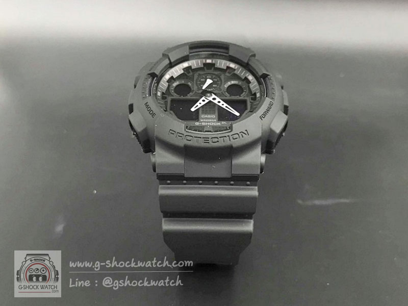 CASIO G-SHOCK นาฬิกาข้อมือ นาฬิกากันน้ำ นาฬิกาของแท้ ประกันศูนย์ CMG 1 ปี รุ่น GA-100-1A1