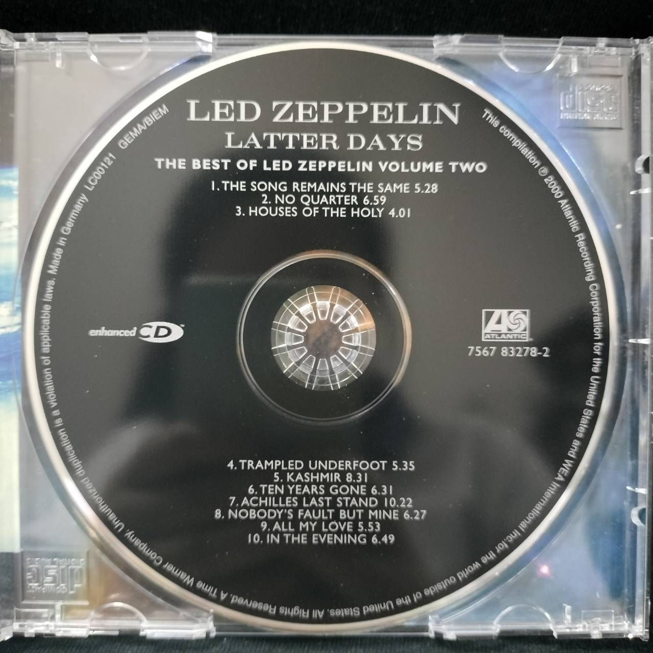 Led Zeppelin – Latter Days: The Best Of Led Zeppelin Volume Two / GERMANY / แผ่นดี