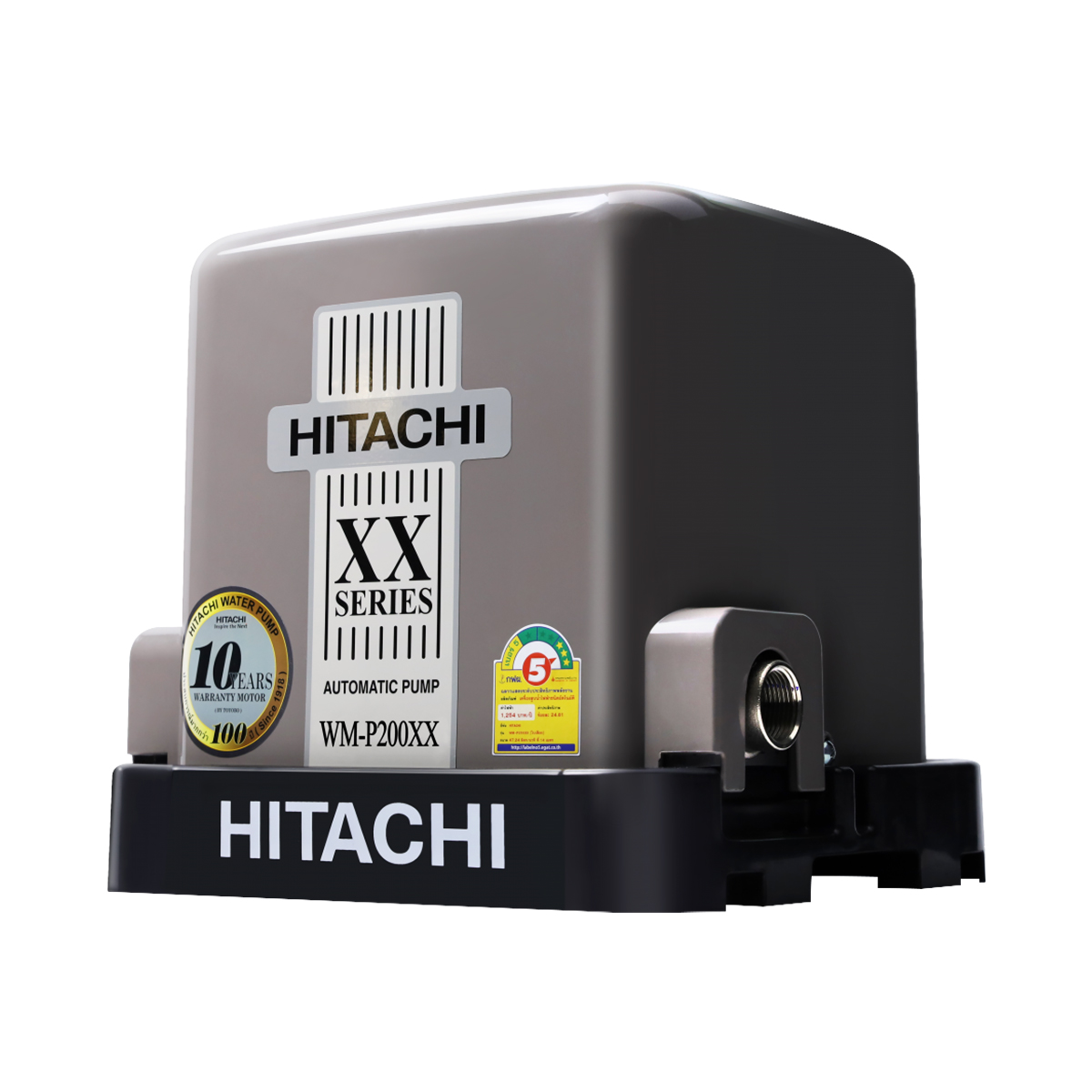 ปั๊มน้ำฮิตาชิ Hitachi ชนิดแรงดันคงที่ 300 WATT รุ่น WM-P300XX