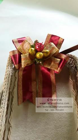 "งานตัวอย่าง" รับทำโบว์ติดกระเช้า โบว์ติดของชำร่วย โบว์ของขวัญ โบว์รางวัล โบว์ประกวด โบว์ติดรางวัล