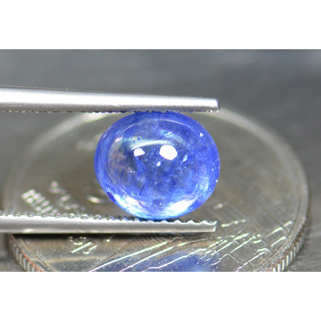 พลอยไพลินหลังเบี้ย (Sapphire) 2.75 กะรัต