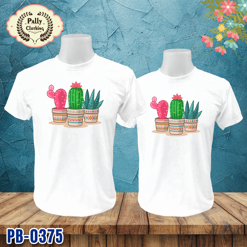 เสื้อยืดซัมเมอร์ PB-0375 ลายต้นกระบองเพชร