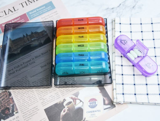 กล่องใส่ยาพกพา,กล่องใส่ยา21ช่อง