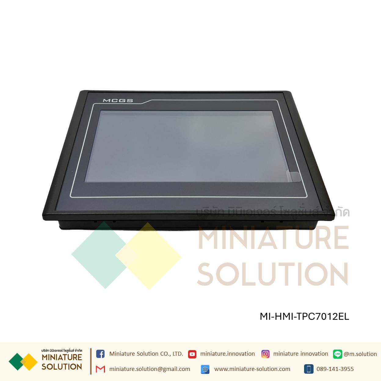 MCGS TPC7012EL 7 inches 24VDC 1COM PORT จอทัชกรีน 7 นิ้ว / TPC7022Ei Ethernet Port