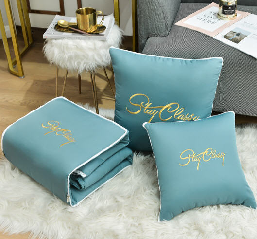 หมอนผ้าห่ม,หมอน,หมอนผ้าห่มโพลีเอสเตอร์, ขนาด40*40cm,100*150cm