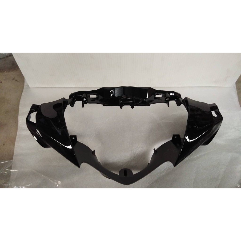 53205-KYZ-T00ZD ฝาครอบแฮนด์ด้านหน้า WAVE125i ปลาวาฬ 2012-2019 รถสีดำ อะไหล่แท้ HONDA