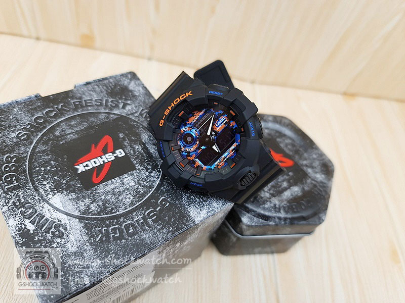 CASIO G-SHOCK นาฬิกาข้อมือ นาฬิกากันน้ำ นาฬิกาของแท้ ประกันศูนย์ CMG 1 ปี รุ่น GA-700CT-1A