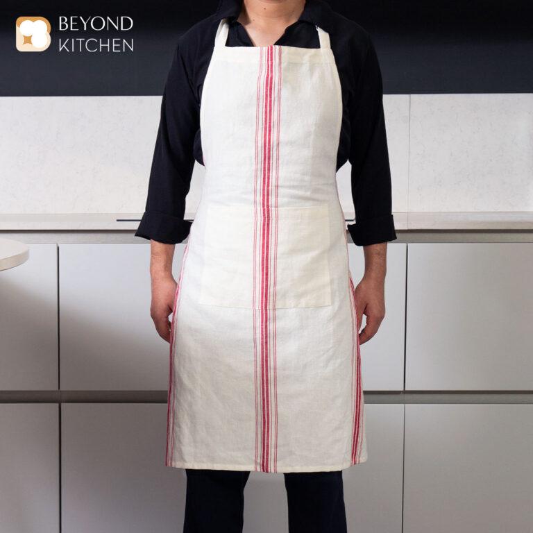 ผ้ากันเปิ้อนลินิน 27 x 34'' Beyond Kitchen Linen Apron 27x34'' (12-8524)