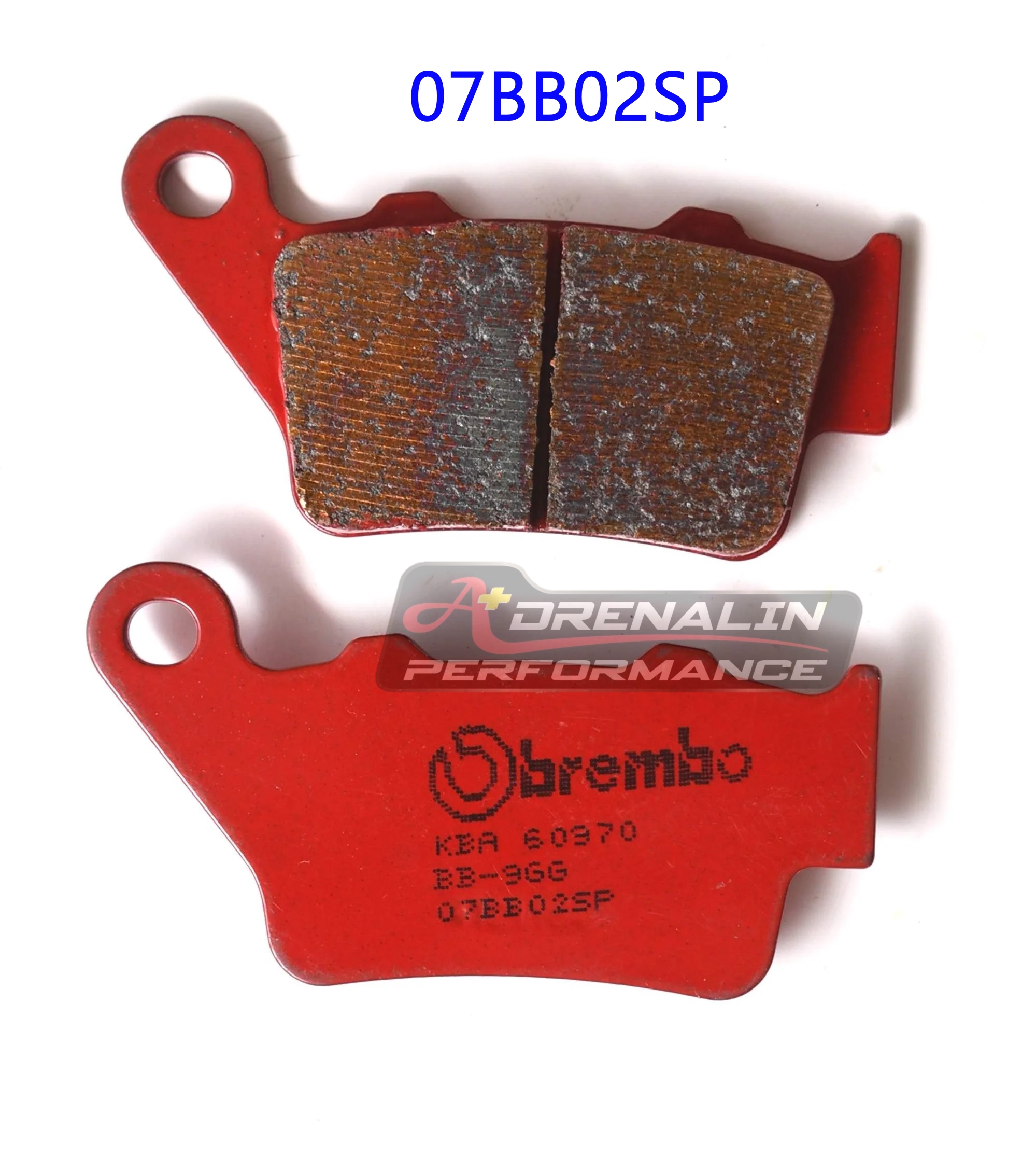ผ้าเบรคหลัง Brembo สำหรับ F800GS f850gs สีแดง เกรด sinter 07bb02sp