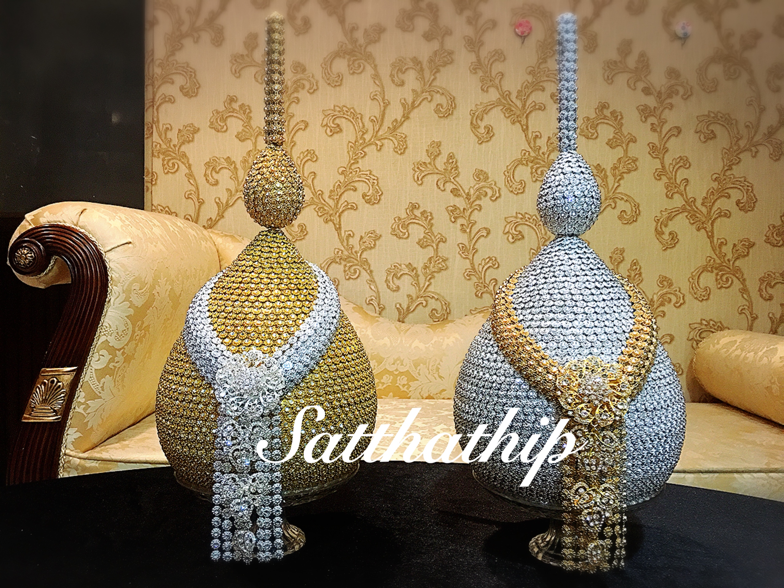 พานพุ่ม - พานพุ่มสักการะ - พานพุ่มเงินทอง - พานพุ่มนพเก้า - Phan bush