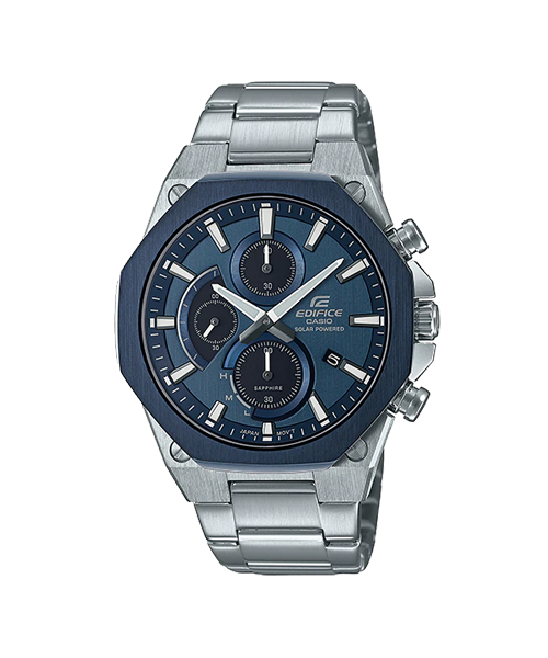 CASIO EDIFICE นาฬิกาข้อมือ นาฬิกากันน้ำ นาฬิกาของแท้ ประกันศูนย์ CMG 1 ปี รุ่น EFS-S570DB-2A