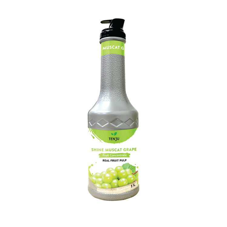Tenju Shine Muscat Green Grape Syrup Concentrate 1 Ltr. เท็นจู ไซรัป องุ่นเขียวไชน์มัสแคต 1 ลิตร (05-9066)