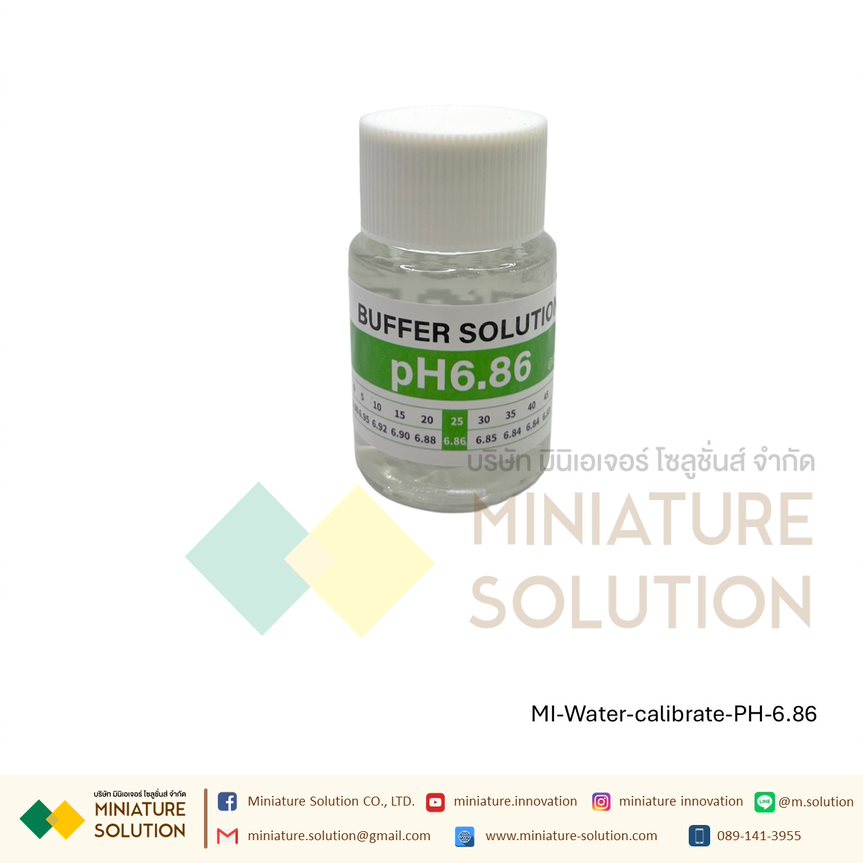 น้ำยาสอบเทียบ น้ำยาคาริเบท EC PH Sensor ทดสอบค่า ( 1413ms/cm ) ( PH6.86 / 9.18 )
