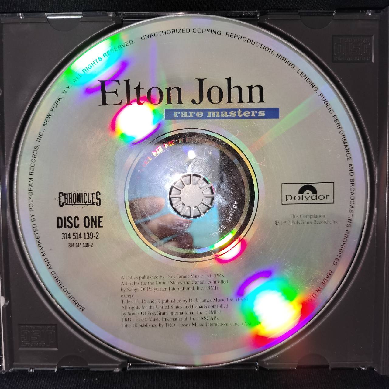 Elton John – Rare Masters / USA / 2CD / มีรอยบ้าง
