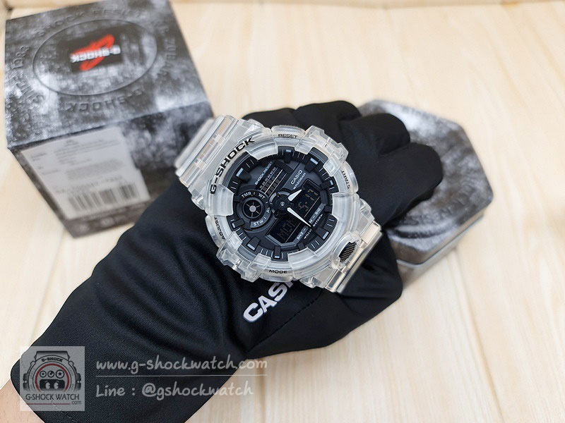 CASIO G-SHOCK นาฬิกาข้อมือ นาฬิกากันน้ำ นาฬิกาของแท้ ประกันศูนย์ CMG 1 ปี รุ่น GA-700SKE-7A