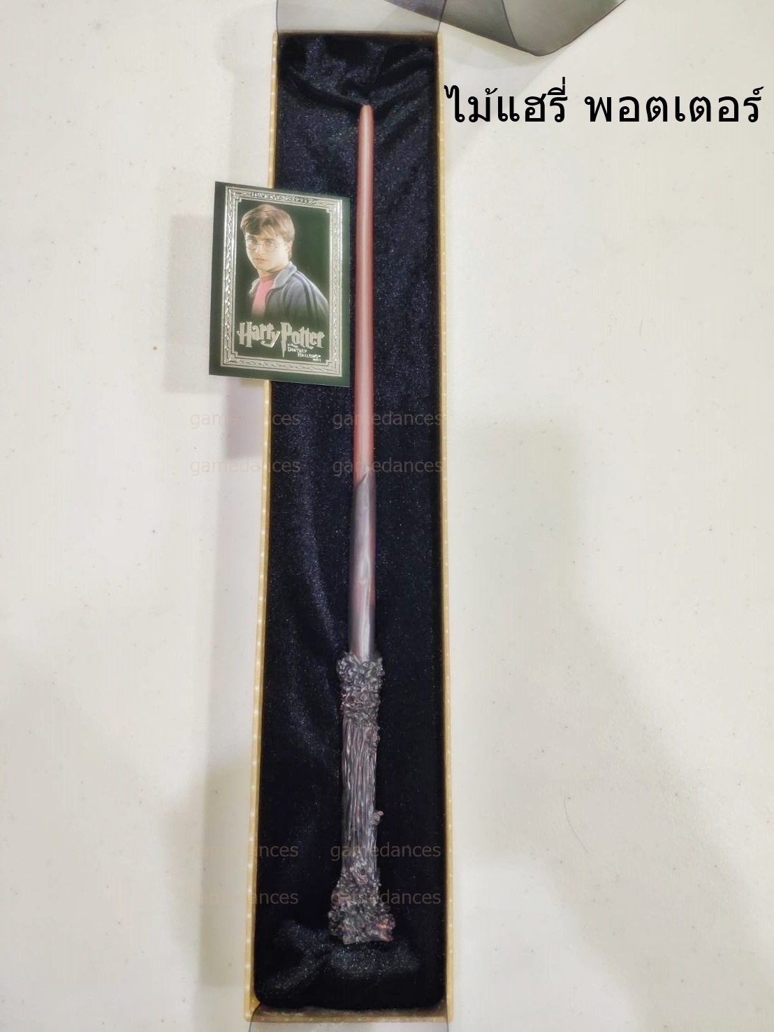 ไม้กายสิทธิ์ ตัวละคร แฮรี่ พอตเตอร์ เกรดพรีเมี่ยม กล่องดำ