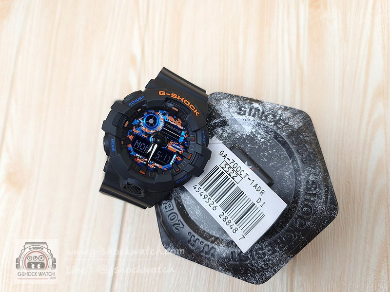 CASIO G-SHOCK นาฬิกาข้อมือ นาฬิกากันน้ำ นาฬิกาของแท้ ประกันศูนย์ CMG 1 ปี รุ่น GA-700CT-1A