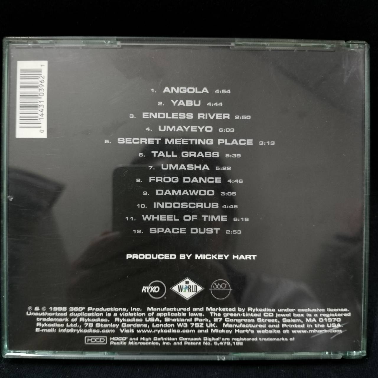 Mickey Hart • Planet Drum – Supralingua / USA / ปกในมีจุดเหลือง / 2CD / แผ่นดี+แผ่นสวย